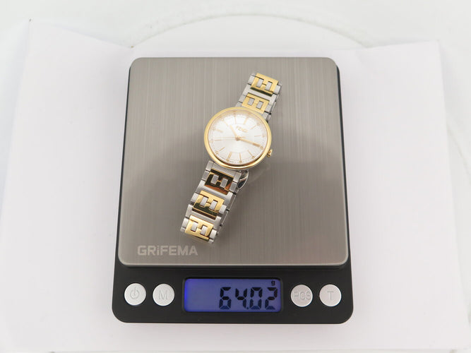 Montre montre FENDI forever fow883 29mm or & acier fullset lady quartz 58 Facettes 273463