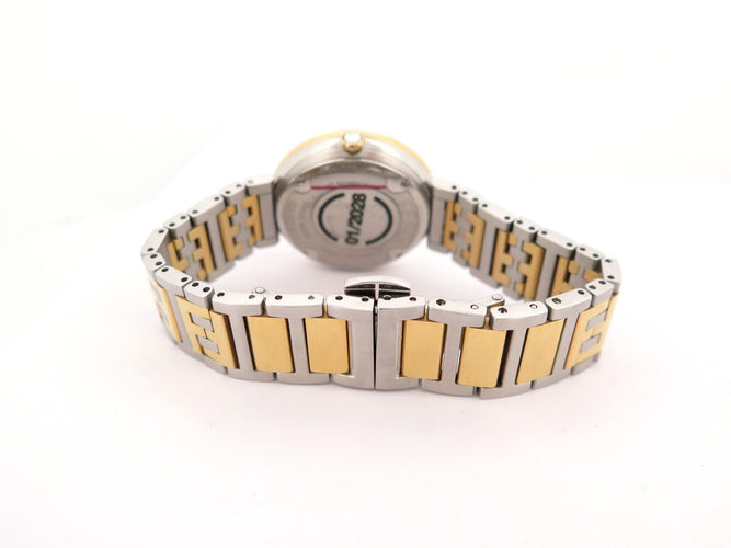 Montre montre FENDI forever fow883 29mm or & acier fullset lady quartz 58 Facettes 273463