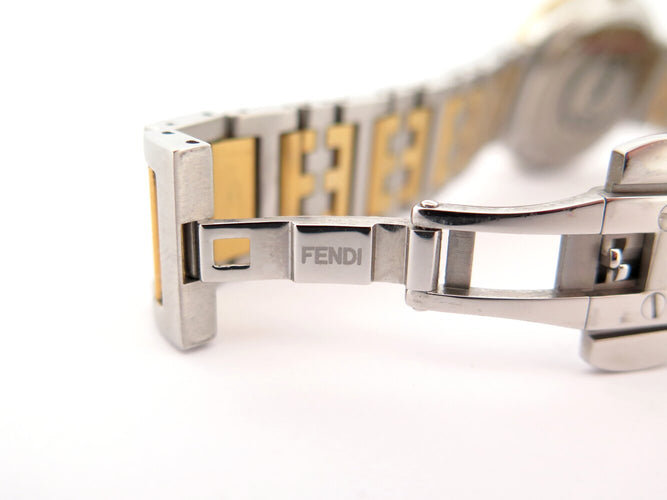 Montre montre FENDI forever fow883 29mm or & acier fullset lady quartz 58 Facettes 273463