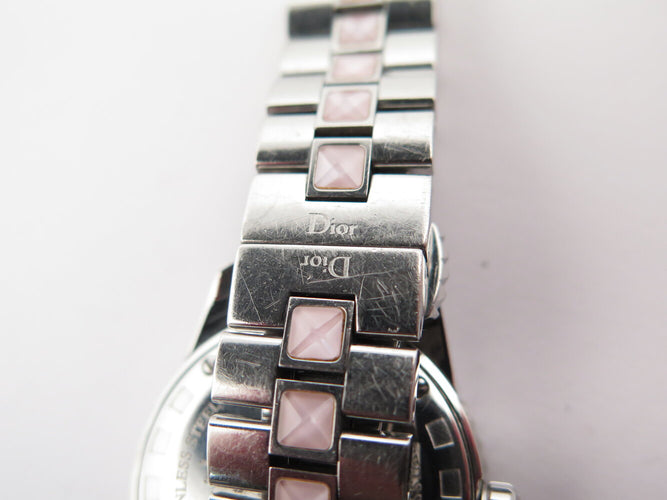 Montre montre CHRISTIAN DIOR christal cd112110 28mm acier  quartz lady 58 Facettes 273410