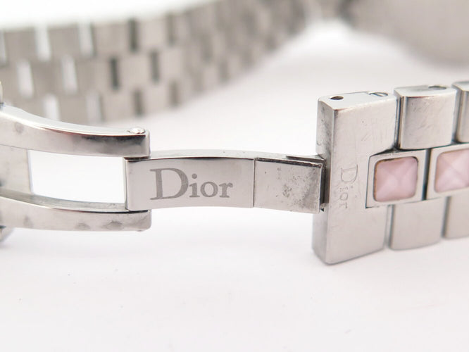 Montre montre CHRISTIAN DIOR christal cd112110 28mm acier  quartz lady 58 Facettes 273410