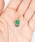 Pendentif Art déco - Pendentif en or jaune et blanc 18k et jade 58 Facettes A06795