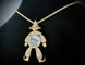 Collier Chopard Happy Clown - Collier en or jaune 18 carats avec pierres précieuses 58 Facettes Collier 67