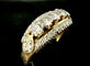 Bague 60 Bague en or jaune et blanc 18 carats sertie de diamants 58 Facettes Bague 55