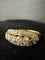 Bague 60 Bague en or jaune et blanc 18 carats sertie de diamants 58 Facettes Bague 55