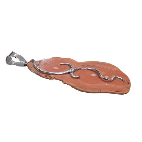 Pendentif Pendentif en corail et or blanc 18k 58 Facettes CORMAM01