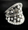 Bague 54.5 Bague en or blanc 18 carats sertie de diamants 1,72 ct 58 Facettes Bague 60
