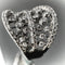 Bague 54.5 Bague en or blanc 18 carats sertie de diamants 1,72 ct 58 Facettes Bague 60