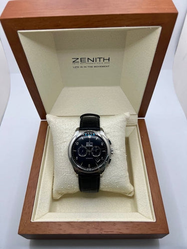 Montre Zenith El Primero - Montre chronographe automatique acier 58 Facettes 1605