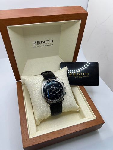 Montre Zenith El Primero - Montre chronographe automatique acier 58 Facettes 1605