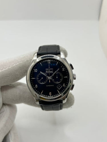 Montre Zenith El Primero - Montre chronographe automatique acier 58 Facettes 1605