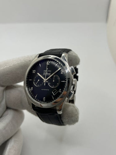 Montre Zenith El Primero - Montre chronographe automatique acier 58 Facettes 1605
