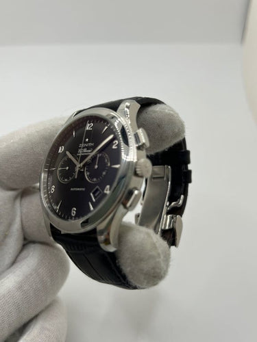 Montre Zenith El Primero - Montre chronographe automatique acier 58 Facettes 1605