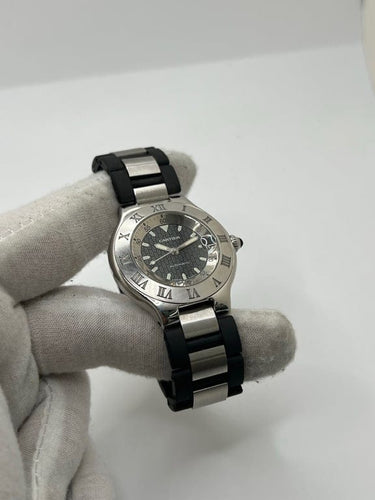 Montre Cartier Must de Cartier 21 Autoscaph - Montre automatique acier 37 mm 58 Facettes 1699