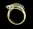 Bague 54.5 Bague Toi et Moi en or jaune 18 carats saphirs et diamants 58 Facettes Bague 04