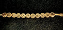 Bracelet Bracelet semi-rigide en or rose et blanc 18 carats serti de 11 diamants 58 Facettes Bracelet 02
