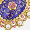 Pendentif Spilla pendentif ovale en or jaune 18 kt avec perles et rubis 58 Facettes 38907