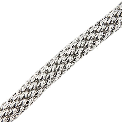 Bracelet Fope Kaleida Flex-it - Bracelet maille popcorn en or blanc 18 ct 58 Facettes 38897