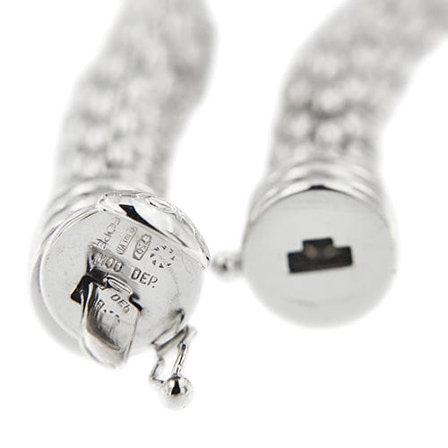 Bracelet Fope Kaleida Flex-it - Bracelet maille popcorn en or blanc 18 ct 58 Facettes 38897