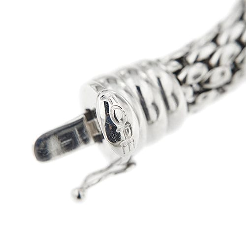 Bracelet Fope Kaleida Flex-it - Bracelet maille popcorn en or blanc 18 ct 58 Facettes 38897