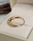 Bague 54 Bague jonc en or jaune 18 carats au saphir ovale 58 Facettes 731