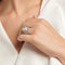 Bague 49 Sterlé - Bague à fils en platine et diamant 58 Facettes 248812