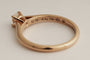 Bague 52 Cartier 1895 - Bague solitaire en or rose 18K et diamant 0,27 ct 58 Facettes Cartier 1895 Pink