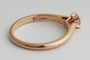 Bague 52 Cartier 1895 - Bague solitaire en or rose 18K et diamant 0,27 ct 58 Facettes Cartier 1895 Pink