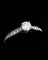 Bague 50 Cartier 1895 - Bague solitaire en platine 950 pavée de diamants 58 Facettes Cartier 1895 pave
