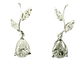 Boucles d'oreilles Boucles d’oreilles en or blanc 18 carats avec diamants 3,40 ct 58 Facettes Boucles 01