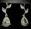 Boucles d'oreilles Boucles d’oreilles en or blanc 18 carats avec diamants 3,40 ct 58 Facettes Boucles 01