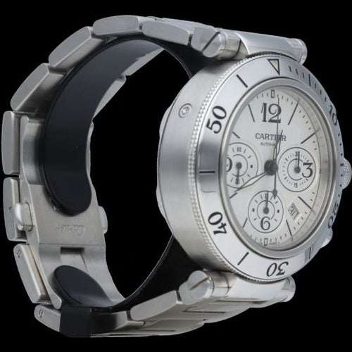 Montre Cartier Montre Pasha Seatimer Chronograph 58 Facettes MT45679