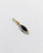 Pendentif Pendentif Art déco en or 18k, verre bleu et diamants taille rose 58 Facettes A06709