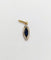 Pendentif Pendentif Art déco en or 18k, verre bleu et diamants taille rose 58 Facettes A06709