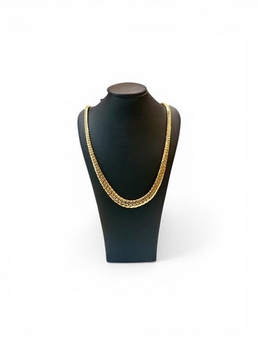 Collier Collier maille anglaise en or jaune 18 carats (750/1000) 58 Facettes ang