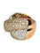 Bague 55 Bague en or rose 18K sertie de diamants env. 6 ct 58 Facettes 1724