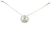 Pendentif Pendentif en or blanc 18 carats avec diamants 58 Facettes Pendentif 15