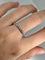 Bague 57 Demi-alliance - Bague en or blanc 18K et diamants 0,75 ct 58 Facettes 1738
