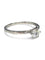 Bague 52 Solitaire - Bague en or blanc 18K et diamant 0,39 ct 58 Facettes 1737