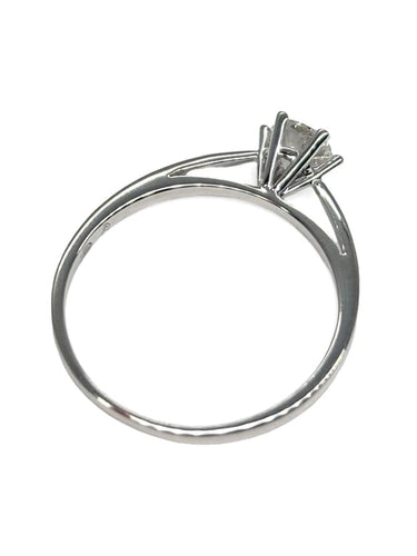Bague 52 Solitaire - Bague en or blanc 18K et diamant 0,39 ct 58 Facettes 1737