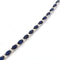 Bracelet Bracelet tennis en or blanc avec saphirs et diamants 58 Facettes 100/26 A