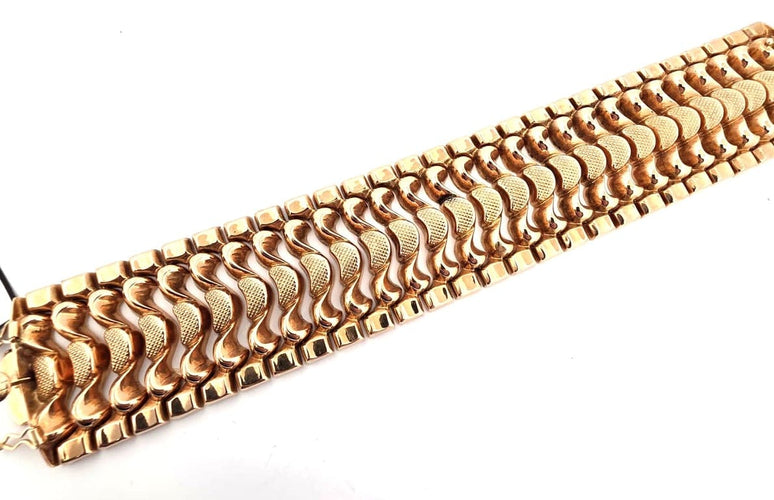 Bracelet Bracelet en or jaune 18 ct massif 58 Facettes BR ORO 18kt