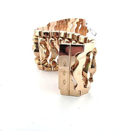 Bracelet Bracelet en or jaune 18 ct massif 58 Facettes BR ORO 18kt