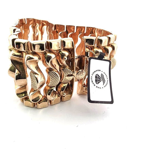 Bracelet Bracelet en or jaune 18 ct massif 58 Facettes BR ORO 18kt