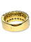 Bague 53 Alliance en or jaune 18 carats avec diamants 6 ct 58 Facettes 1682
