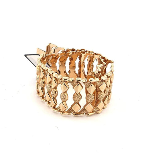 Bracelet Bracelet vintage en or jaune 18 ct massif 58 Facettes BR ORO 18kt III