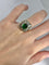 Bague 52 Bague ancienne en or jaune 18K avec émeraude et diamants 58 Facettes 1690