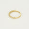 Bague 51 Demi-alliance - Bague en or jaune 18 carats et diamants 58 Facettes BAGUE-002