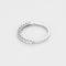 Bague 51 Demi-alliance - Bague en or blanc 18 carats et diamants 58 Facettes BAGUE-001