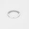 Bague 51 Demi-alliance - Bague en or blanc 18 carats et diamants 58 Facettes BAGUE-001